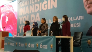 AK Parti Ağrı İl Kadın Kolları 6.Olağan Kongresi Yapıldı