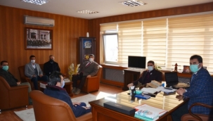 AK PARTİ AĞRI MİLLETVEKİLİ EKREM ÇELEBİ VE HEYETİ DOĞUBAYAZIT CUMHURİYET BAŞSAVCISINI MAKAMINDA ZİYARET ETTİLER