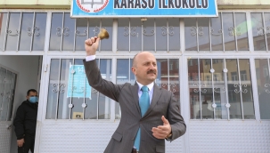 İkinci Yarıyıl Eğitim-Öğretimin Başlamasıyla İlk Zili Vali Varol, Çaldı