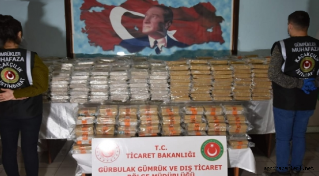 REKOR TEK SEFERDE 400 MİLYON TL DEĞERİNDE EROİN ELE GEÇİRİLDİ.