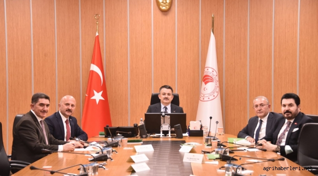 ÇELEBİ VE HEYETİ ANKARA'DA YAPTIKLARI ÇALIŞMALARI İLE AĞRI ŞAHLANACAK