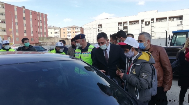 DOĞUBAYAZIT'DA KAYMAKAM MURTAZA ERSÖZ ​​​​​​​"KIRMIZI ÇİZGİ"MİZİ ÇEKTİ. 