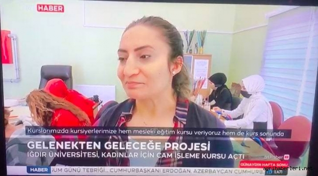 IĞDIR ÜNİVERSİTESİ TRT HABER'DE YER ALDI