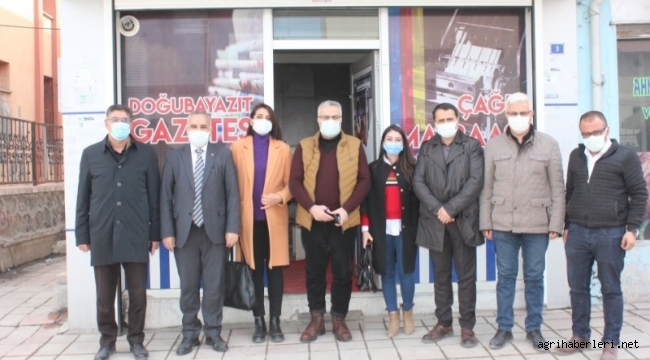 STK ve Basın Komisyonu, AK Parti Doğubayazıt İlçe Teşkilatı STK ve Basın Mensuplarını Ziyaret Ettiler