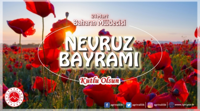 Vali Dr. Osman Varol'un "Nevruz Bayramı" Mesajı