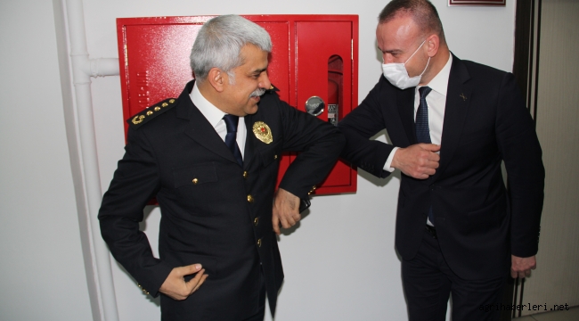 ​​​​​​​Ağrı Milli Eğitim Müdürü Tekin'den Polis Haftası Dolayısıyla İl Emniyet Müdürü Özene Ziyaret