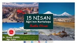 Ağrı Valisi Dr. Osman Varol, Ağrı'nın kurtuluşunun 103. yıl dönümü dolayısı ile bir mesaj yayımladı.