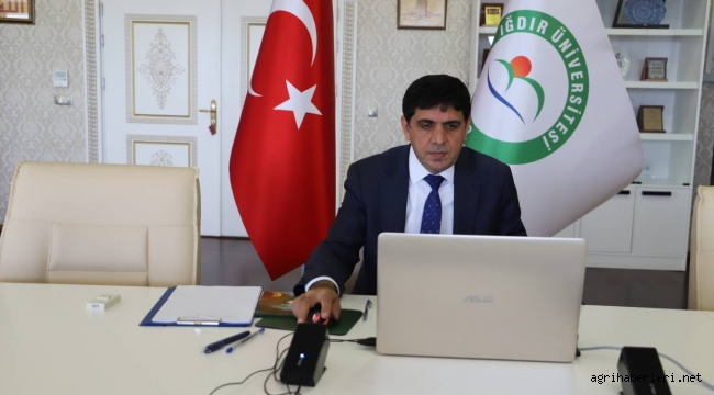 Iğdır Üniversitesi Rektörü M. Hakkı Alma Mazbatasını Aldıktan Sonra Çalışmalarına Kaldığı Yerden Devam Ediyor.