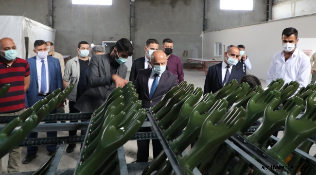 VALİ DR. VAROL DOĞUBAYAZIT'DA İNCELEMELERDE BULUNDU.