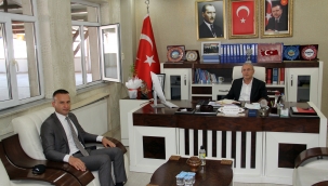 Ağrı Milli Eğitim Müdürü Tekin'den AK Parti Ağrı İl Başkanı Özyolcu'ya ziyaret