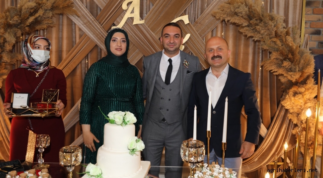 Ağrı Valiliği Aysel ve Çağrı Çiftinin Mutlu Günlerine Şahit Oldular