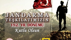 AĞRI VALİSİ VAROL, JANDARMANIN 182. KURULUŞ YIL DÖNÜMÜNDE ​​​​​​​BİR MESAJ YAYIMLADI