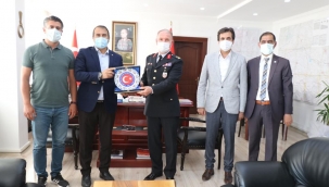 ASKF'DEN AĞRI JANDARMA KOMUTANLIĞINA TEBRİK ZİYARETİ