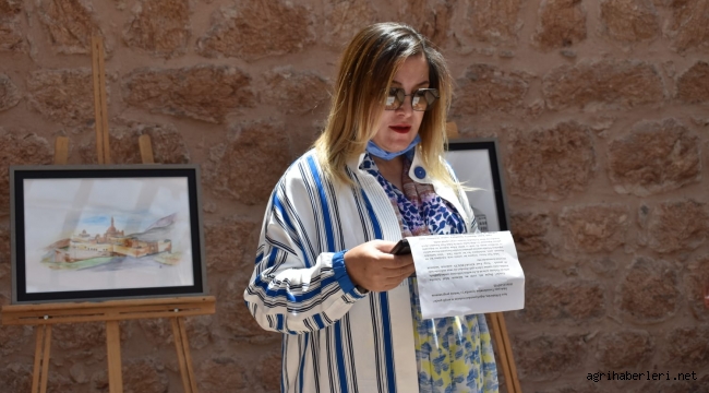 Ayasofya'ya Doğubayazıt Gençleri İshak Paşa Sarayı'ndan Selam Gönderdiler