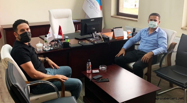 DOĞUBAYAZIT KAYMAKAMI AKPINAR AHMEDİ HANİ MYO'DA İNCELEMELERDE BULUNDU