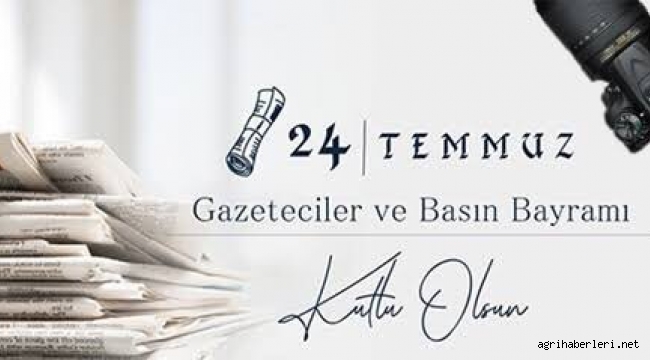 AĞRI İL MİLLİ EĞİTİM MÜDÜRÜ MEHMET FARUK TEKİN BASIN BAYRAMINDA GAZETECİLERİ UNUTMADI