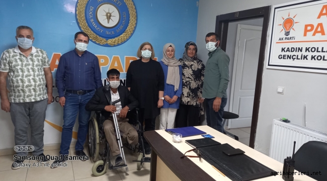 Ak Parti Doğubayazıt İlçe Başkanı Av. Mustafa Konyar yardım hizmetlerine devam ediyor.