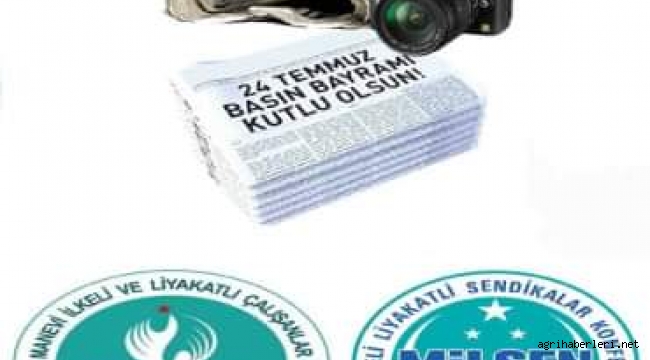 Eğitim MİLSEN  Doğubayazıt Temsilcisi Özdemir, Basın Bayramı Dolayısıyla Bir Mesaj Yayımladı