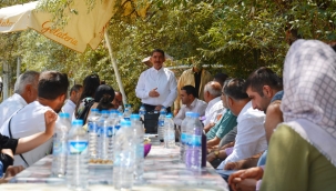 MİLLETVEKİLİ ÇELEBİ,DOĞUBAYAZIT HAS BEHÇEDE BAYRAMLAŞMA PROGRAMINA KATILDI.