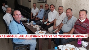 TAZİYE VE TEŞEKKÜR MESAJI