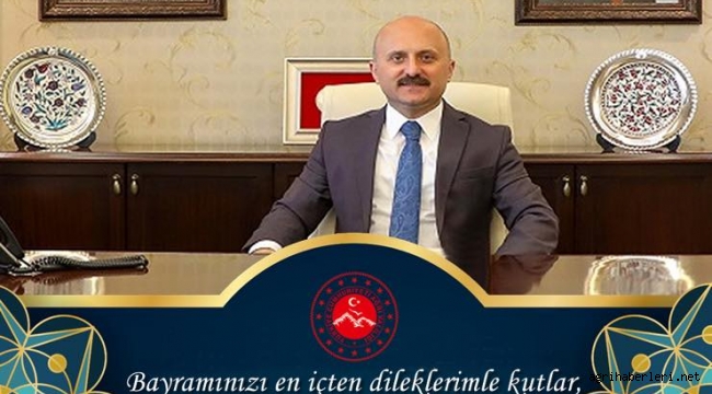 Vali Dr. Osman Varol, Kurban Bayramı dolayısıyla bir mesaj yayımladı.
