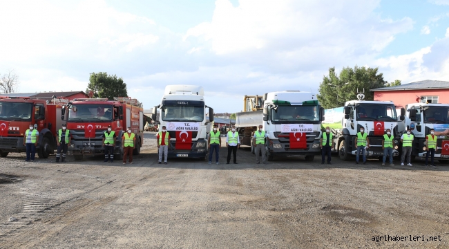 DOĞUBAYAZIT BELEDİYESİ'NDEN MANAVGAT'A YARDIM