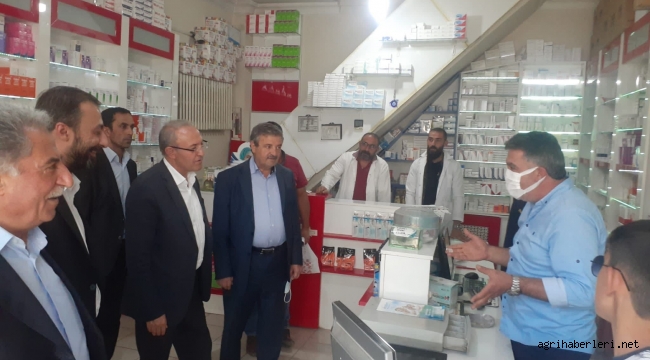 AK PARTİ AĞRI İL BŞK. HALİL ÖZYOLCU VE HEYETİ DİYADİN İLÇESİNDE