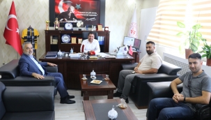 BAŞKAN SÖYLER, MÜDÜR ÇALGAN İLE 2021-2022 SPOR YATIRIMLARINI KONUŞTU