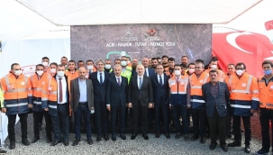 ULAŞTIRMA VE ALTYAPI BAKANI ADİL KARAİSMAİLOĞLU, AĞRI'DA İNCELEMELERDE BULUNDU