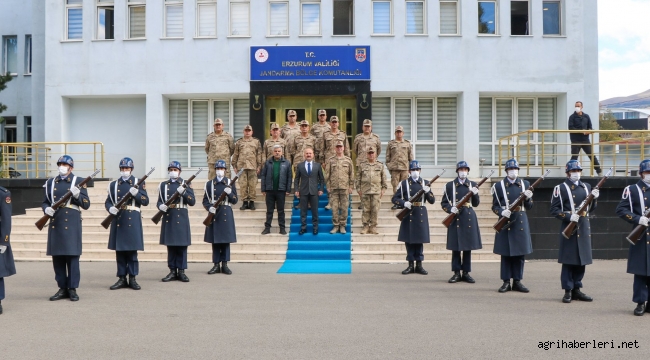 VALİ VAROL'DAN JAN.BÖLGE.KOM. TĞG. ÇİMEN'E HAYIRLI OLSUN ZİYARETİ