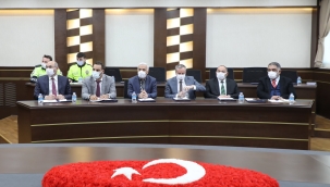 Ağrı'da "2021-2022 Kış Mevsiminde Alınacak Trafik Tedbirleri Toplantısı" Yapıldı