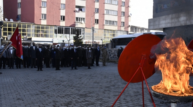 Gazi Mustafa Kemal Atatürk'ün ebediyete intikalinin 83'üncü yıl dönümü münasebetiyle Doğubayazıt'ta anma töreni düzenlendi.
