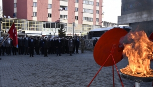 Gazi Mustafa Kemal Atatürk'ün ebediyete intikalinin 83'üncü yıl dönümü münasebetiyle Doğubayazıt'ta anma töreni düzenlendi.