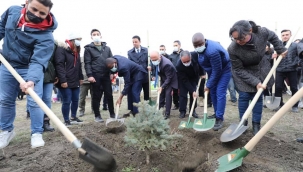'Geleceğe Nefes Kampanyası' Kapsamında Ağrı'da Fidan Dikim Etkinliği Düzenlendi