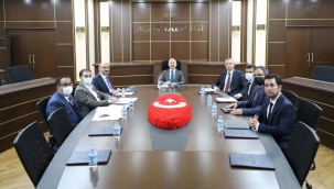 AĞRI'DA İL ÖZEL İDARE VE M.E.M. YATIRIMLARI GÖRÜŞÜLDÜ.