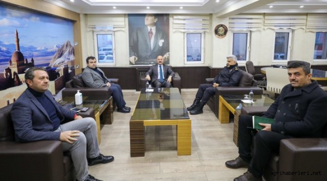 VALİ VAROL'DAN MÜDÜR ÖZEN'E ZİYARET