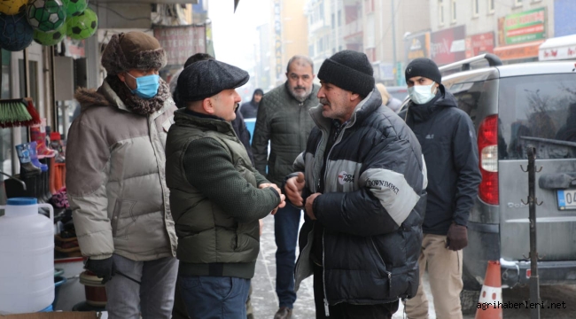 AĞRI DONUYOR VALİ VAROL, DURMUYOR