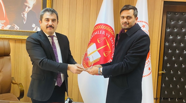 DOĞUBAYAZIT ŞEHİT SAVCI HAKAN KILIÇ OKULUNA BAŞSAVCI BAHRİ YALÇINÖZ 'DEN DESTEK