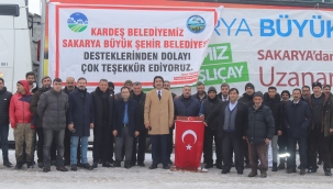 KARDEŞ BELEDİYE SAKARYA'DAN TAŞLIÇAY'A YARDIM ELİ