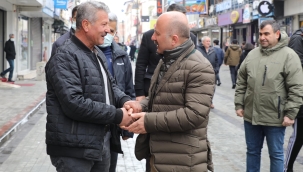 VALİ MİRAÇ KANDİLİNDE ESNAF İLE BULUŞTU