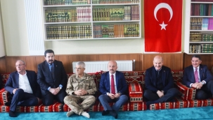 BAKAN SOYLU, AĞRI'DA KANAAT ÖNDERLERİYLE GÖRÜŞTÜ