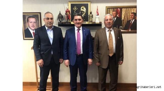 GAZİ MECLİSTE EKREM ÇELEBİ'Yİ GEÇİT VE EFE, ZİYARET ETTİ