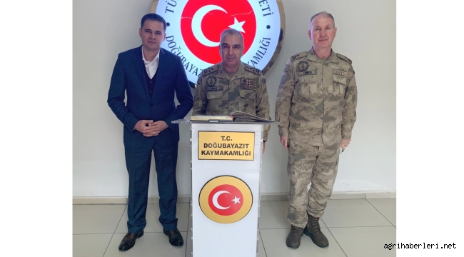 JANDARMA GENEL KOMUTAN YRD. HALİS ZAFER KOÇ, DOĞUBAYAZIT'TA