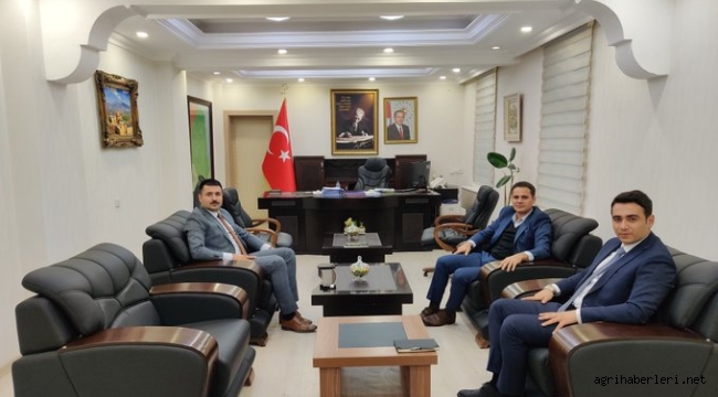 KAYMAKAM MUSTAFA KARALİ'YE HAYIRLI OLSUN ZİYARETLERİ