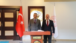 VALİ/MÜLKİYE BAŞMÜFETTİŞİ KAYMAK VE HEYETİ AĞRI'DA