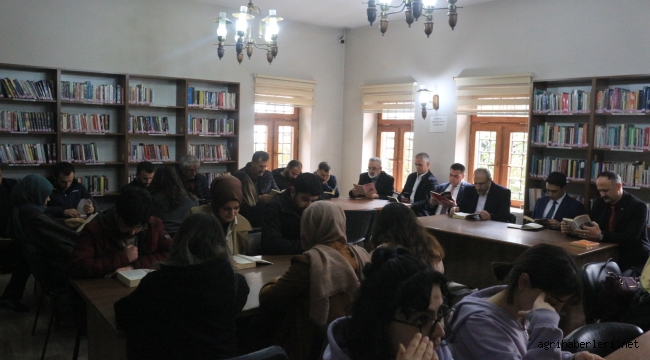 KÜTÜPHANE HAFTASI DOĞUBAYAZIT'TA ETKİNLİKLERLE KUTLANDI