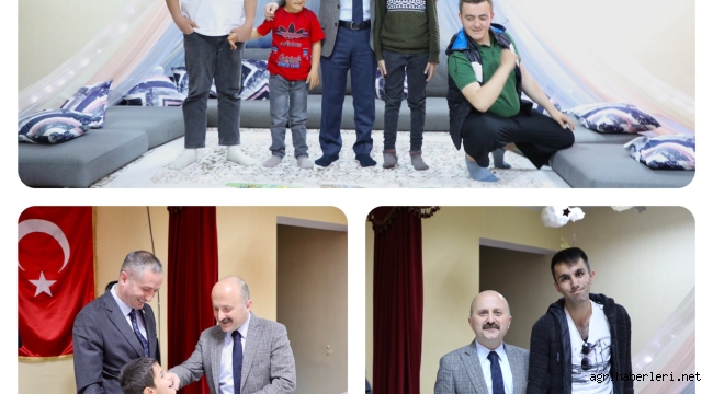 Vali Varol, Özel Eğitim Uygulama Okulunda Masal Dinledi