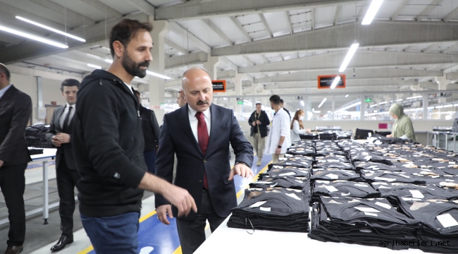 AĞRI VALİSİ VAROL, TEKİSTİLKENT'TE EMEK KAHRAMANLARINI ZİYARET ETTİ