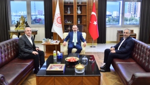 TİCARET BAKANI MEHMET MUŞ'U BAŞKANLAR AĞRI'YA DAVET ETTİ