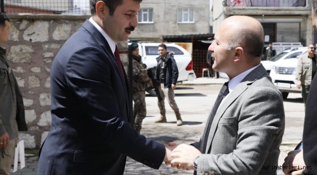 VALİ DR. OSMAN VAROL, DİYADİN'DE BİR DİZİ ZİYARET GERÇEKLEŞTİRDİ